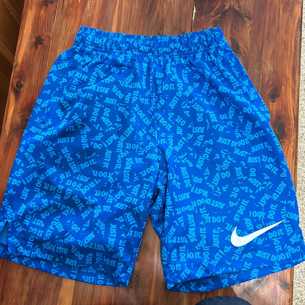 Nike dry fit shorts, boys large